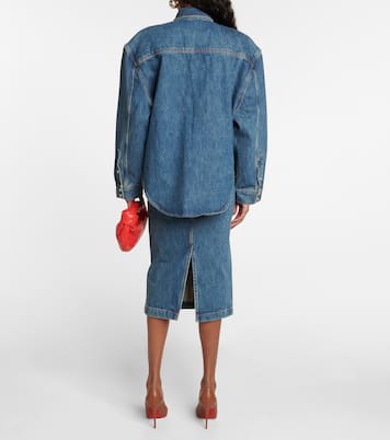 Oversized denim jacket | Wardrobe.NYC