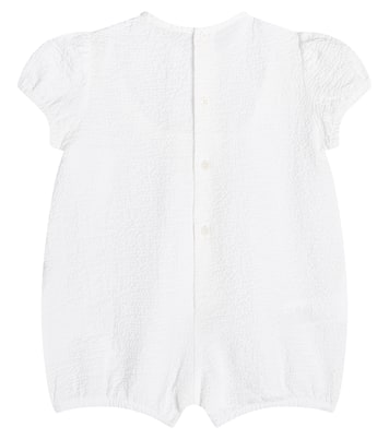 Baby appliqué cotton-blend bodysuit | Il Gufo
