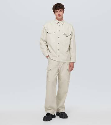 Denim cargo pants | Prada