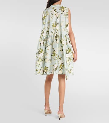 Robe Soleil en coton à fleurs | Erdem