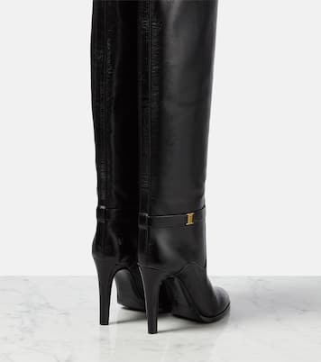 Diane 105 leather knee-high boots | Saint Laurent