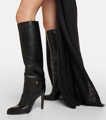 Diane 105 leather knee-high boots | Saint Laurent
