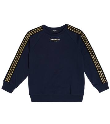 Logo cotton sweatshirt | Balmain Kids