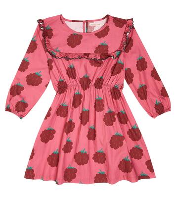 Raspberries Sailor Frills cotton dress | Tinycottons