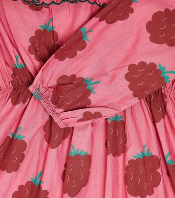 Raspberries Sailor Frills cotton dress | Tinycottons