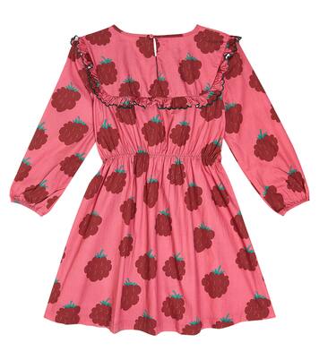 Raspberries Sailor Frills cotton dress | Tinycottons