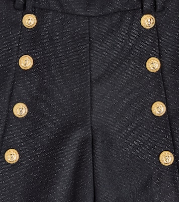 Embellished wool shorts | Balmain Kids