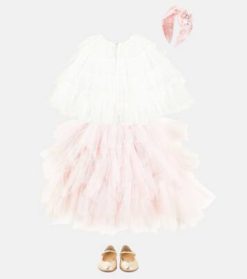 Songbird embellished tulle cape  | Tutu Du Monde