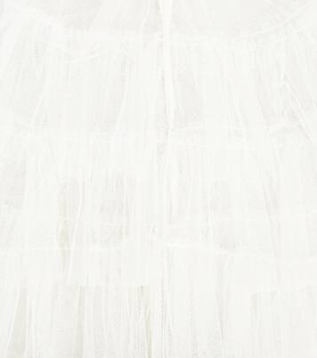 Songbird embellished tulle cape  | Tutu Du Monde