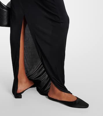 Zapatos planos Lido de satén | Saint Laurent