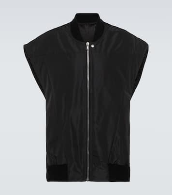 Jumbo coated denim vest | Rick Owens
