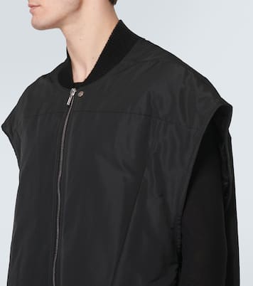 Jumbo coated denim vest | Rick Owens