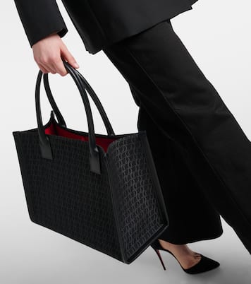 By My Side E/W Large canvas tote bag | Christian Louboutin
