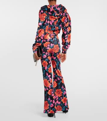 Bedrucktes Top aus Samt | Rotate