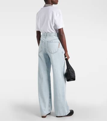 Jeans anchos de tiro alto | Brunello Cucinelli