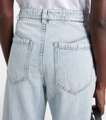 Jeans anchos de tiro alto | Brunello Cucinelli