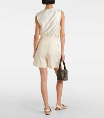 Priamo high-rise virgin wool shorts | Max Mara