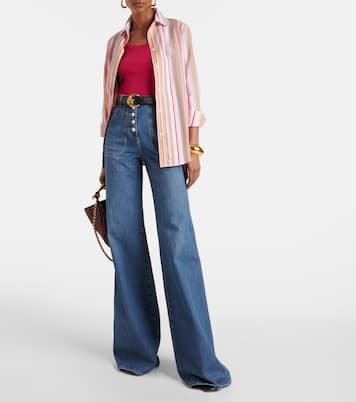 Top aus Baumwoll-Jersey | Re/Done