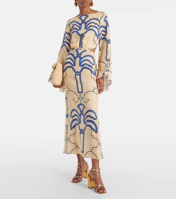 Robe midi en lin | Johanna Ortiz