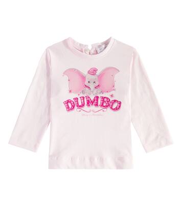 x Disney Baby Dumbo cotton jersey T-shirt | Monnalisa