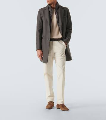 Wool-blend overcoat | Herno