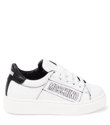Baskets en cuir à logo | Moschino Kids