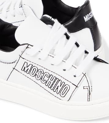 Baskets en cuir à logo | Moschino Kids