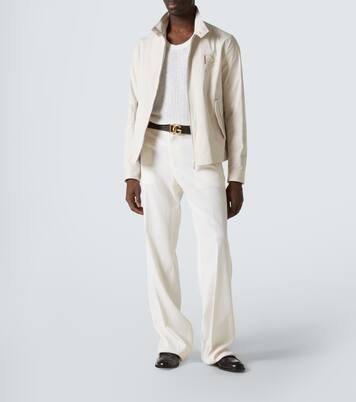 DG embroidered cotton jacket | Dolce&Gabbana