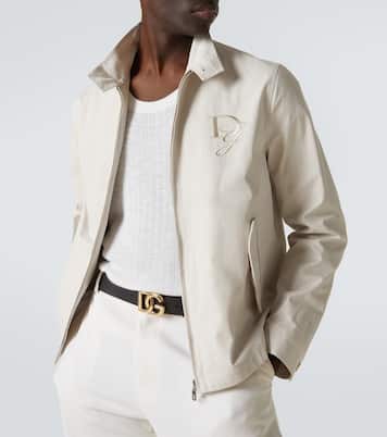 DG embroidered cotton jacket | Dolce&Gabbana