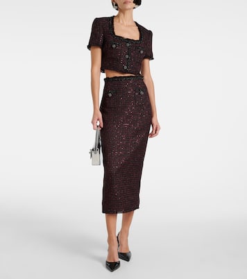 Top aus Tweed | Self-Portrait