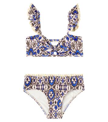 Wylie printed bikini | Zimmermann Kids