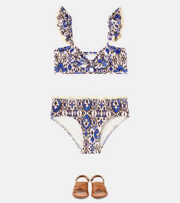 Wylie printed bikini | Zimmermann Kids