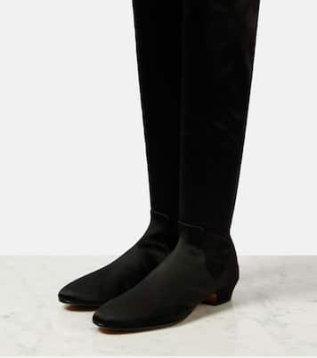 Awar satin over-the-knee boots  | The Row