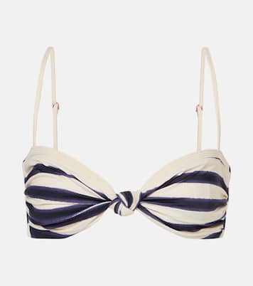 Striped bikini top | Johanna Ortiz