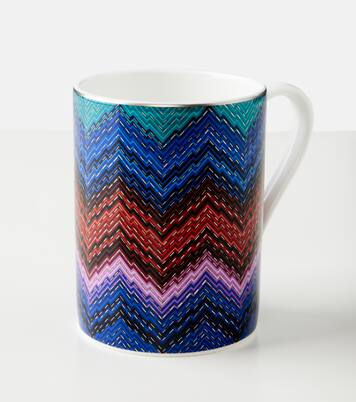 Starlight Zigzag porcelain mug | Missoni