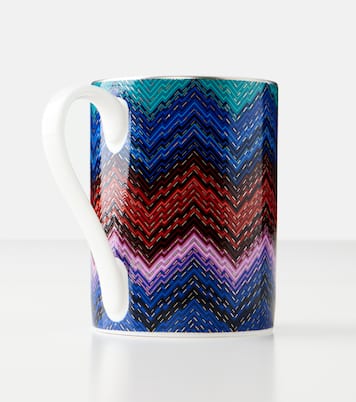 Starlight Zigzag porcelain mug | Missoni