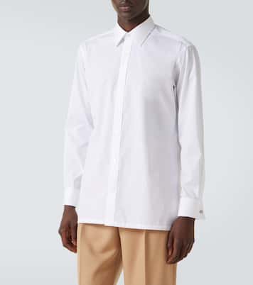 Cotton poplin shirt | Charvet
