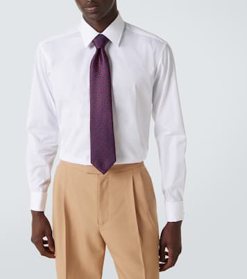 Cotton poplin shirt | Charvet