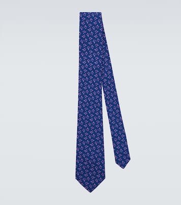 Krawatte aus Seiden-Jacquard | Charvet