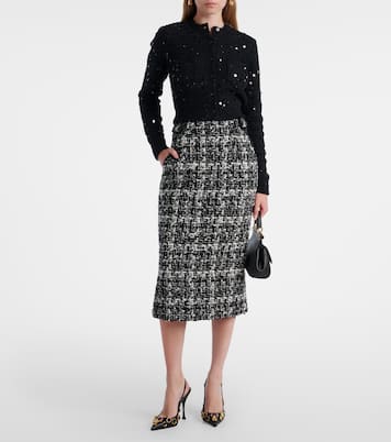 Sequined wool-blend cardigan | Dolce&Gabbana