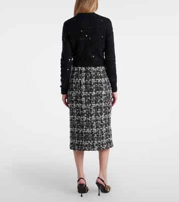 Sequined wool-blend cardigan | Dolce&Gabbana