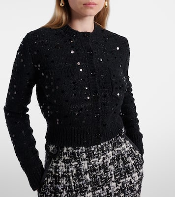 Sequined wool-blend cardigan | Dolce&Gabbana