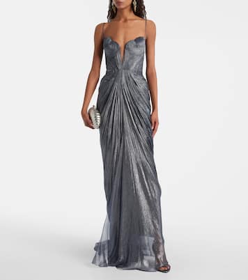 Robe longue Cecilia en tulle de soie | Maria Lucia Hohan