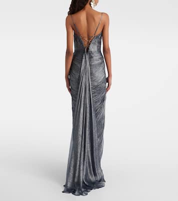 Robe longue Cecilia en tulle de soie | Maria Lucia Hohan