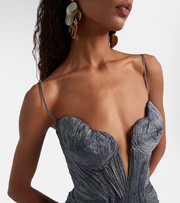 Robe longue Cecilia en tulle de soie | Maria Lucia Hohan