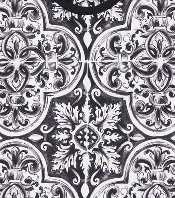 Majolica cotton jersey T-shirt | Dolce&Gabbana Kids