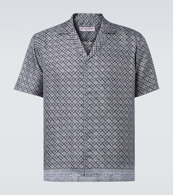 Maitan printed silk blowing shirt | Orlebar Brown