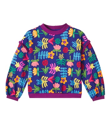Floral cotton-blend sweatshirt | Fábula