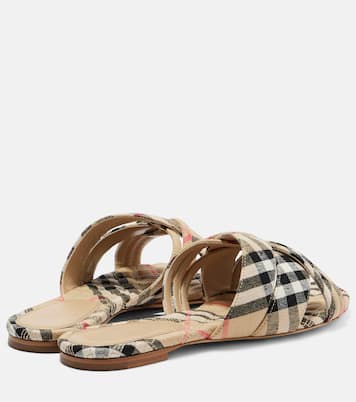 Pantoletten Burberry Check | Burberry