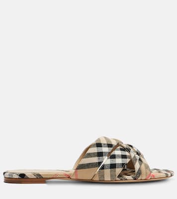 Pantoletten Burberry Check | Burberry